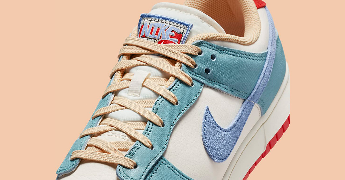 Nike stellt den Dunk Low "Denim Turquoise" mit neuem Branding vor